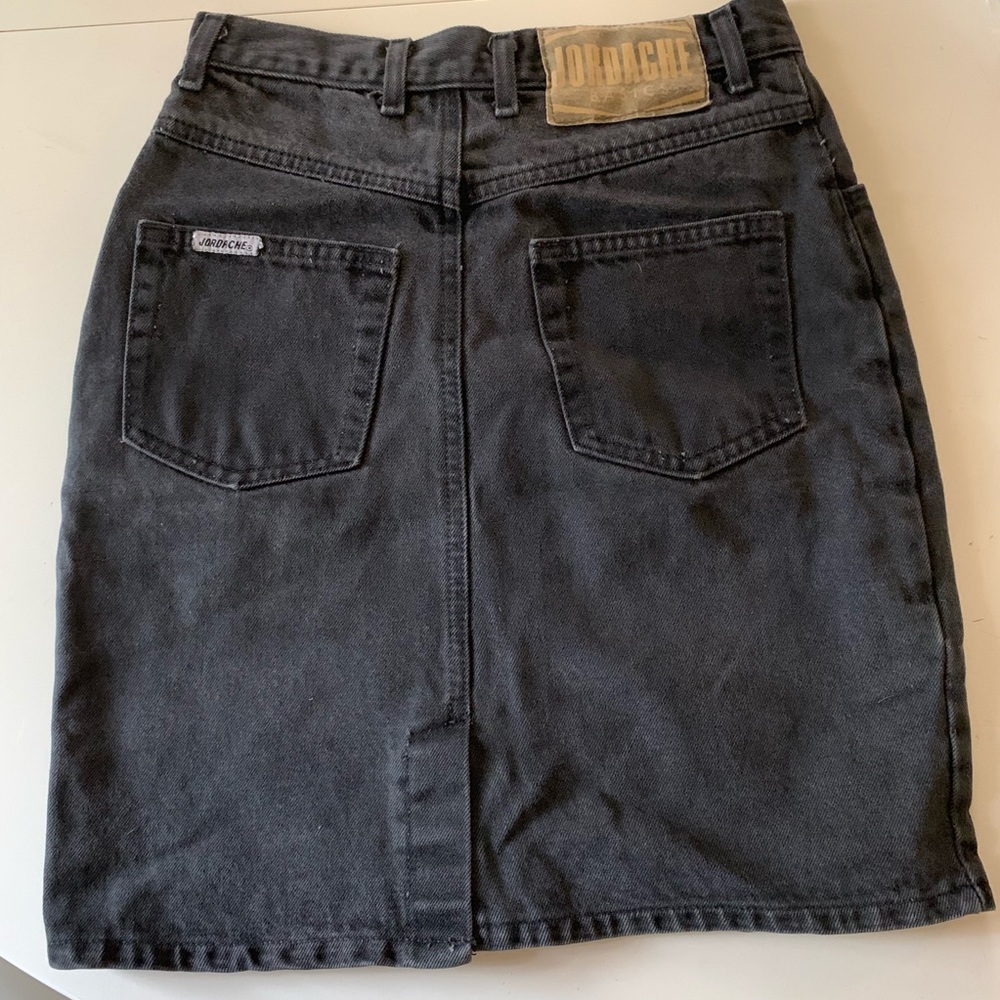 Jordache  High Waisted  90s Denim Skirt - Picture 3 of 8